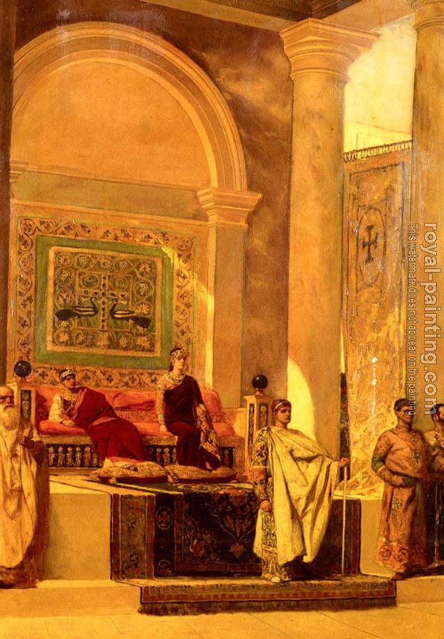 Benjamin Jean Joseph Constant : The Throne Room In Byzantium